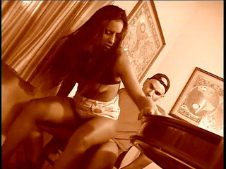 Sexy young Latin slut loves to get drilled doggy style by her big dick boyfriend