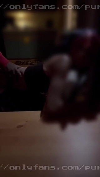 Fucking Her in the Kitchen While Her Boyfriend at the Club