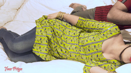 Stepsis Priya Close to Orgasm When Stepbrother Came and Checking His Phone