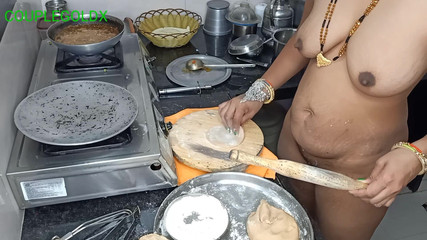 While making roti, I pushed it hard to do two things at once.