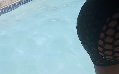 Summer Fun Photoshoot: Woman in a Pool