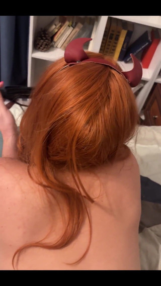 There's a little red-haired devil