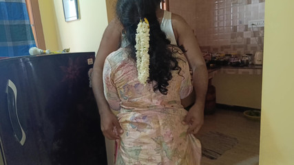 College Girl Hot Romance in Kitchen