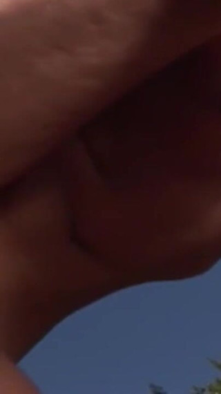 BBC for pretty brunette in outdoor action