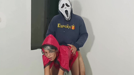 Fucking Little Red Riding Hood's Stepsister on Halloween