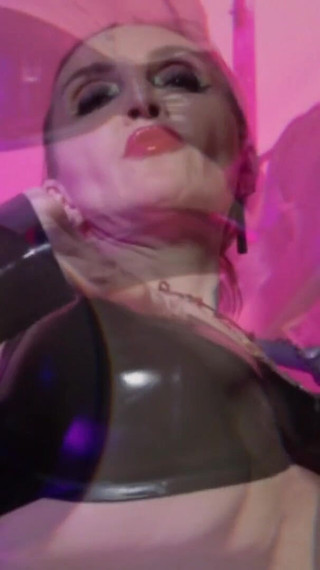 Sexy Big Ass MILF Dominatrix Eva Latex Mistress Wet Pussy Lick Slave in Mask Art Fetish BDSM