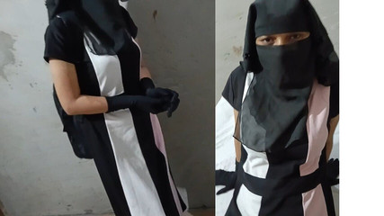 Hijabi College Girl Was Fucked by Her Hubby in the Hotel