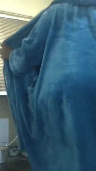 Fat Ass BBW Moaning and Stripteasing at the Kitchen