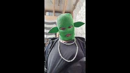 BBW Masked MILF Squirts on Gloves