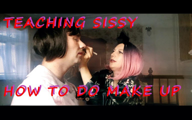 Lady Angela Teaching Sissy How to Do Make up -tutorial Mistress Sissy Transformation MILF