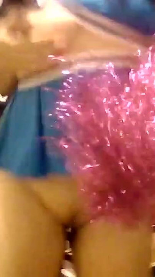 Naked Horny Asian Cheerleader Dance to Music Video
