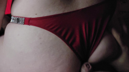 Brunette Teen in Vs Lingerie Teases, Sucks, Rides & Loves Creampie