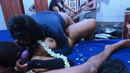 First Night with Three Stepbrothers and Marriage