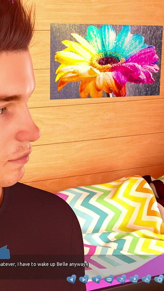 Helping the Hotties 18 - Naomi Trying Seduce Alex by Showing Her Topless Body