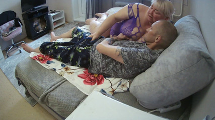 Insatiable Neighbor Always Wants to Suck Cock and Swallow Cum