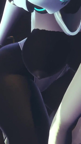 Din Djarin having fun with 2 Haydee robots: Starwars the Mandalorian & Haydee Crossover parody