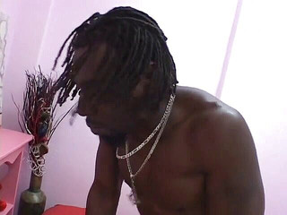 Nice tits black bitch gets cums in mouth after hard fucking in bed