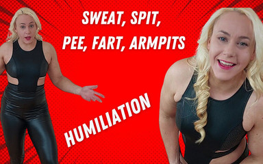 Sweat, pee, armpits, feet, farts, humiliation JOI