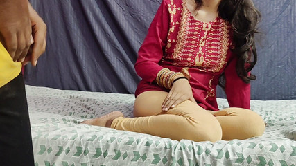 Desi Stepsister Kavita Took Her Stepbrother Room for a Night Where He Want to Sleep with Hot Teen Stepsister Kavita in Hindi