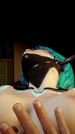 Robot Girl Rides Dick on a Chair