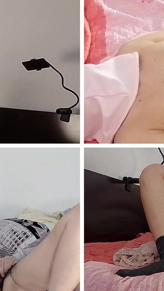 Amateur Fingers Pussy Orgasm with Moans. Brunette Hairy Pussy, Big Tits, Big Ass.