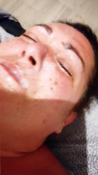 Wife Facialized and Fucked with Cum on Face