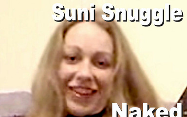 Suni Snuggle naked pink dildo