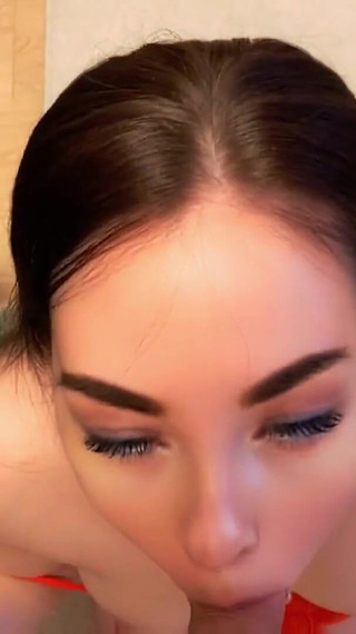 The Best Christmas Blowjob I've Ever Gotten From My Stepsister!