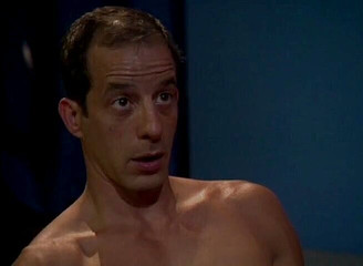 Two blondes fucking each other while the dude watches