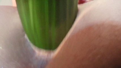 Horny milf anal masturbation