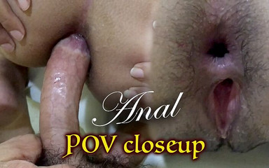 Hot MILF anal fuck closeup