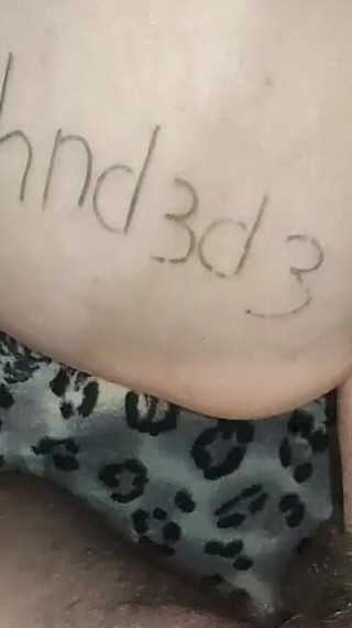 White Underwear on a Hot Black-haired Girl