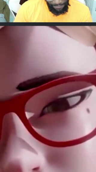 Tight Petite Nerd Teen Sucks Cock with Footjob