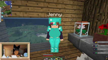 Minecraft the Jenny Mod Fucking Jenny in the Pussy and Getting a Blowjob