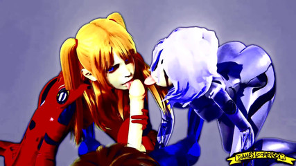 Nerv Double Blwjob 3D Hentai