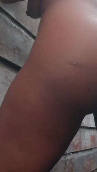 Outdoors Fingering My Hairy Pussy Amazing Leg Shaking Orgsams