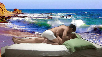 Real Couple Sucking Each Other, Lightly Strangling and Slapping in the Face, Horny Hot Wife