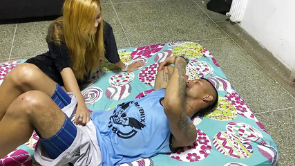 My Stepbrother Fucks My Pussy When I Look for Him When I Exercise