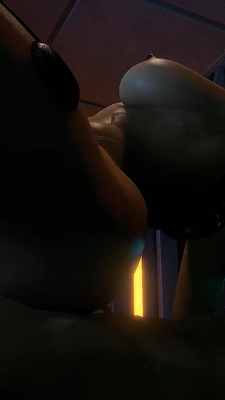 Sexy Cybernetic Chick Anal Dick Ride