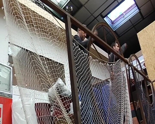 Nasty Brunette French Wife Sucks Dick in the Back Office