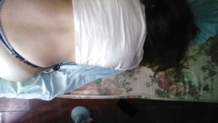 POV I Slide My Neighbor's Thong Sideways