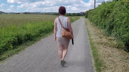 Dildo Fucking in the Middle of the Street