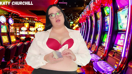 BBW Casino Dealer Controls Your Cock with Card Game