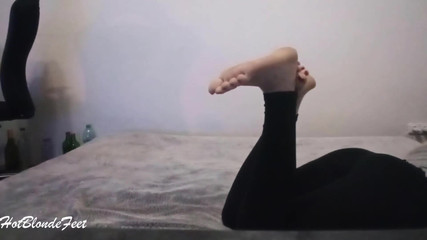 She Is Playing with Her Legs - Miley Grey