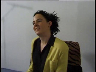 Busty brunette chick gets banged at the casting