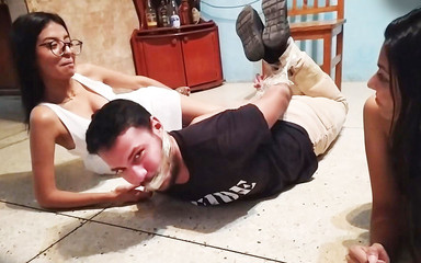 Hogtying Him Before We Go Out