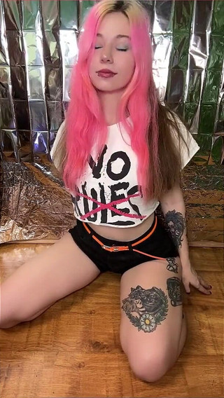 Ahegao Teasing Pink Hair