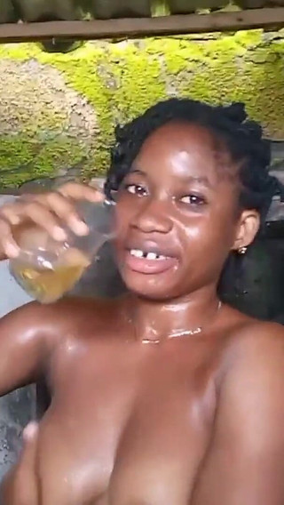 African Pee and Spit Fetish