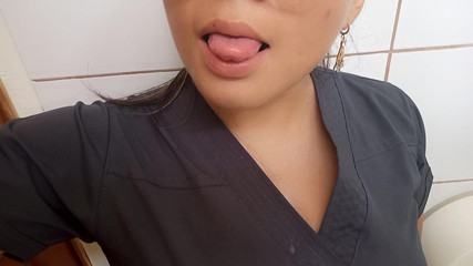 Doctor Masturbates in the Clinic Bathroom, Screaming for Cock