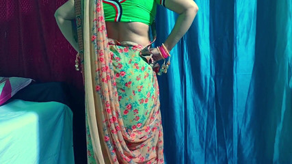 Desi Rajasthani Wife Hot Standing Chudai with Her Devar